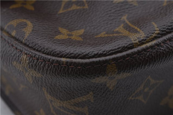 Auth Louis Vuitton Monogram Saint Cloud GM Shoulder Cross Bag M51242 LV 1807D