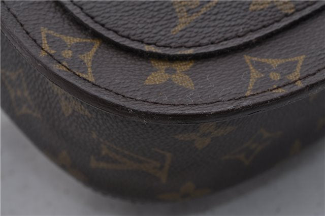 Auth Louis Vuitton Monogram Saint Cloud GM Shoulder Cross Bag M51242 LV 1807D