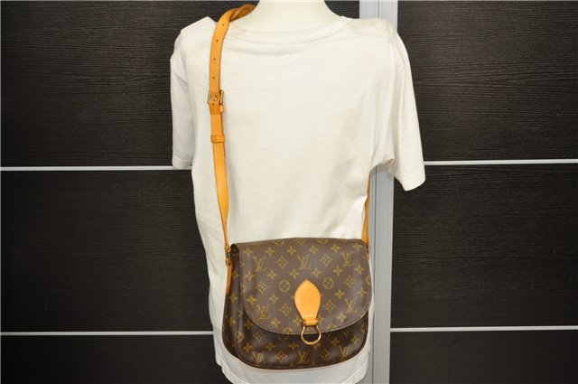 Auth Louis Vuitton Monogram Saint Cloud GM Shoulder Cross Bag M51242 LV 1807D