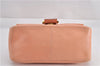 Authentic FENDI Mamma Baguette Shoulder Hand Bag Purse Leather Pink 1807F
