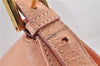 Authentic FENDI Mamma Baguette Shoulder Hand Bag Purse Leather Pink 1807F