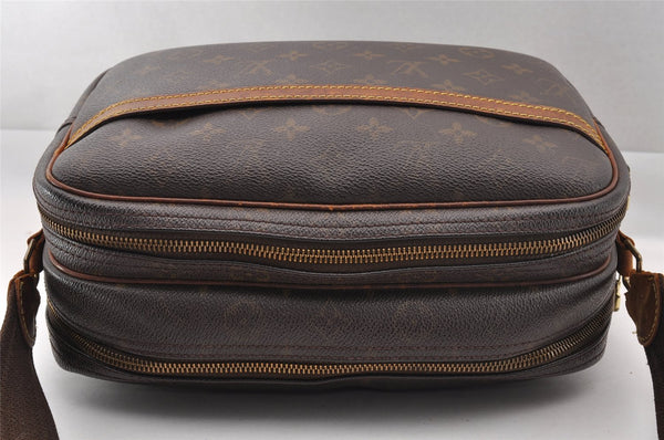 Authentic Louis Vuitton Monogram Reporter PM Shoulder Bag M45254 Junk 1807I