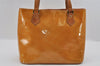 Authentic Louis Vuitton Vernis Houston Shoulder Hand Bag Yellow M91004 LV 1808I