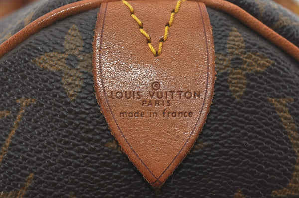 Authentic Louis Vuitton Monogram Speedy 40 Hand Boston Bag M41522 LV 1809I