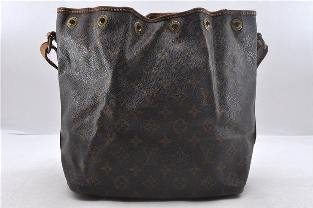 Authentic Louis Vuitton Monogram Petit Noe Shoulder Bag M42226 LV 1810D