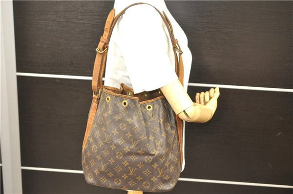 Authentic Louis Vuitton Monogram Petit Noe Shoulder Bag M42226 LV 1810D