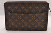 Authentic Louis Vuitton Monogram Pochette Homme Clutch Hand Bag M51795 LV 1810I