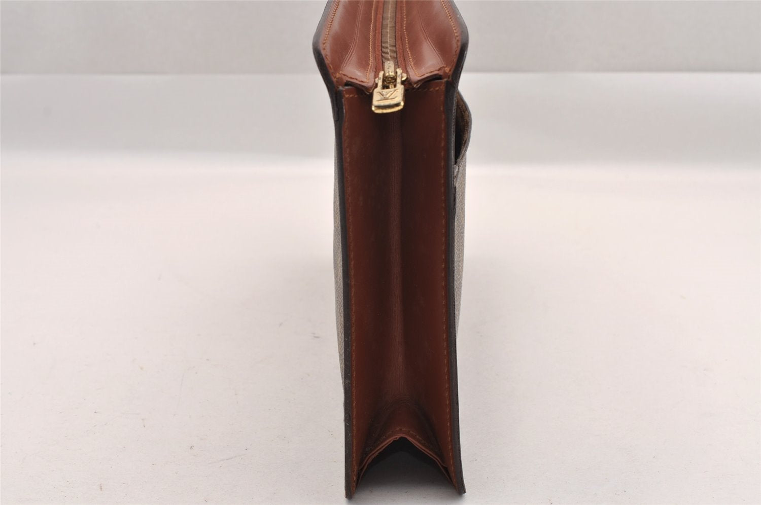 Authentic Louis Vuitton Monogram Pochette Homme Clutch Hand Bag M51795 LV 1810I