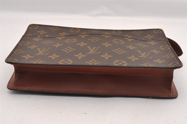 Authentic Louis Vuitton Monogram Pochette Homme Clutch Hand Bag M51795 LV 1810I