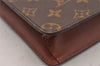 Authentic Louis Vuitton Monogram Pochette Homme Clutch Hand Bag M51795 LV 1810I
