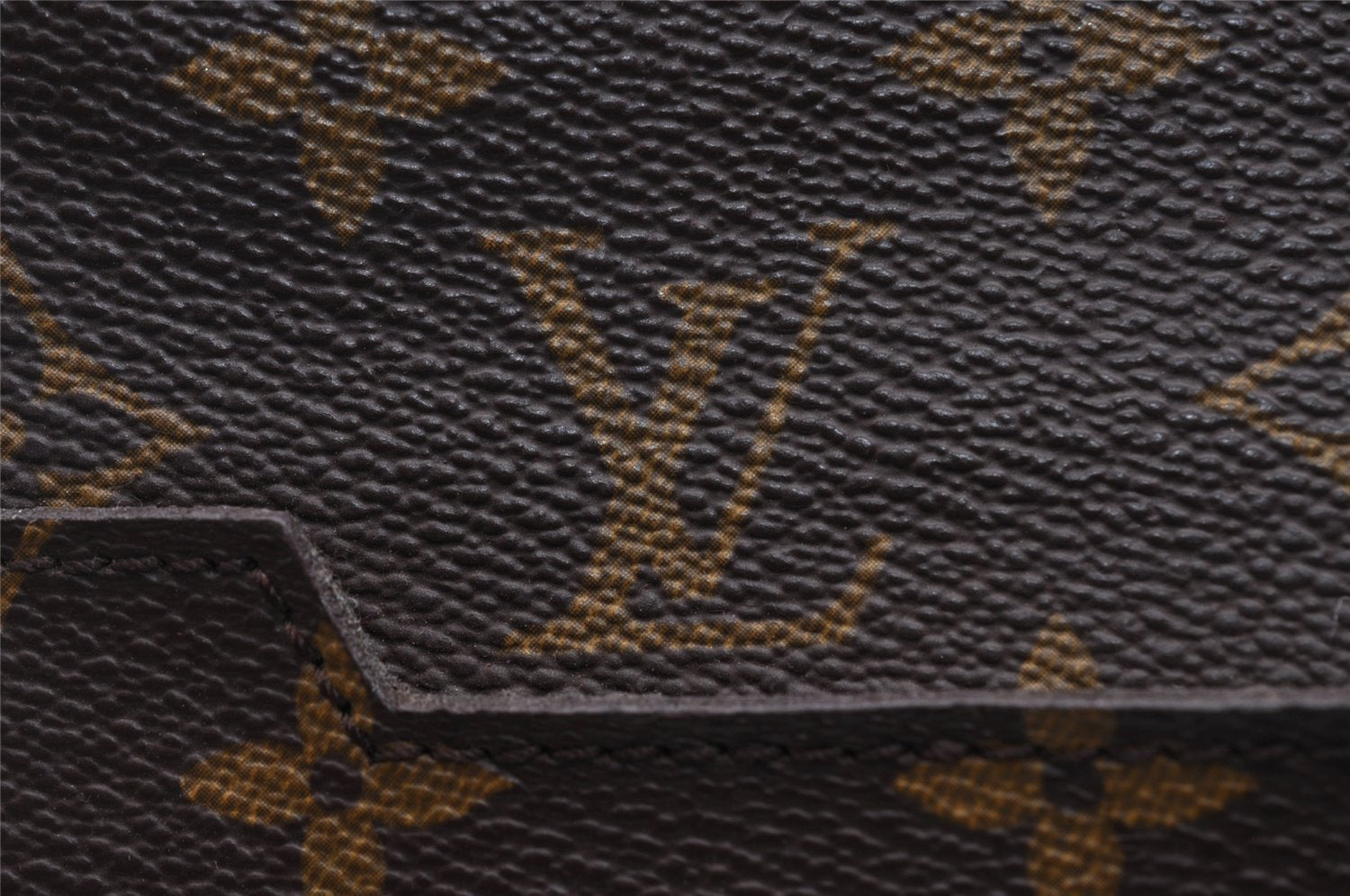 Authentic Louis Vuitton Monogram Pochette Homme Clutch Hand Bag M51795 LV 1810I