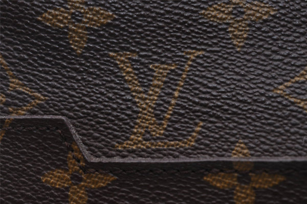 Authentic Louis Vuitton Monogram Pochette Homme Clutch Hand Bag M51795 LV 1810I