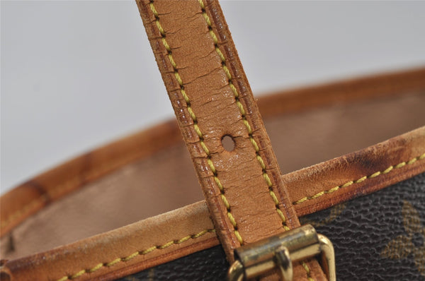Authentic Louis Vuitton Monogram Bucket PM Shoulder Tote Bag M42238 LV 1811I
