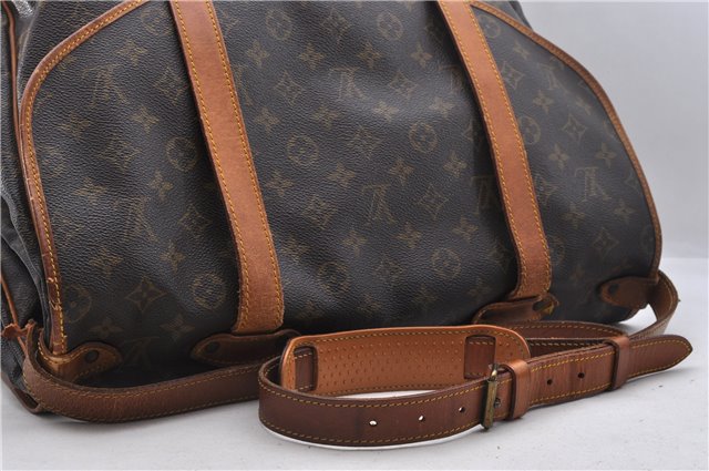 Auth Louis Vuitton Monogram Saumur 43 Shoulder Cross Body Bag M42252 Junk 1812D