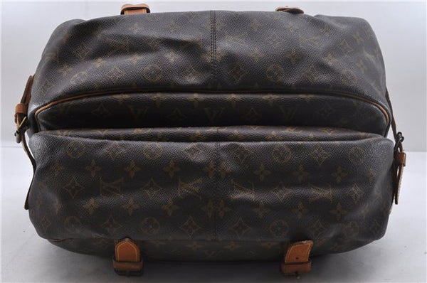Auth Louis Vuitton Monogram Saumur 43 Shoulder Cross Body Bag M42252 Junk 1812D
