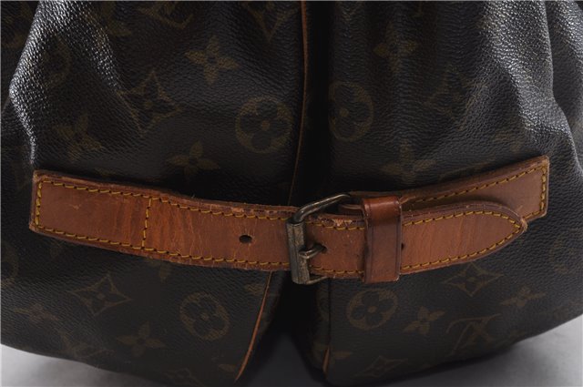Auth Louis Vuitton Monogram Saumur 43 Shoulder Cross Body Bag M42252 Junk 1812D