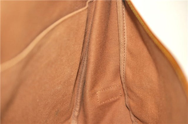 Auth Louis Vuitton Monogram Saumur 43 Shoulder Cross Body Bag M42252 Junk 1812D