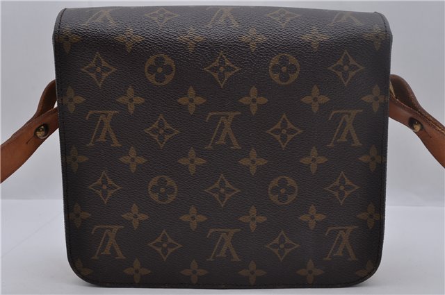 Auth Louis Vuitton Monogram Cartouchiere MM Shoulder Cross Bag M51253 LV 1813D