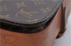 Auth Louis Vuitton Monogram Cartouchiere MM Shoulder Cross Bag M51253 LV 1813D