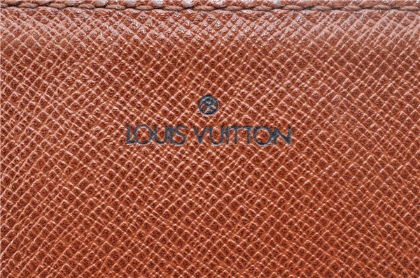 Auth Louis Vuitton Monogram Cartouchiere MM Shoulder Cross Bag M51253 LV 1813D