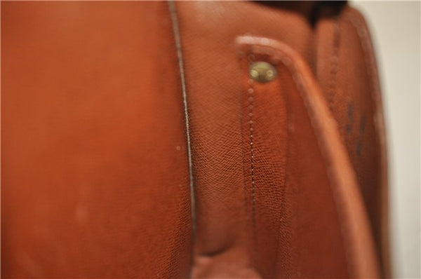Auth Louis Vuitton Monogram Cartouchiere MM Shoulder Cross Bag M51253 LV 1813D