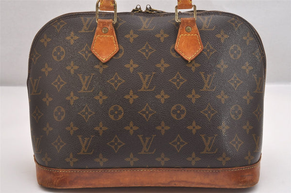 Authentic Louis Vuitton Monogram Alma Hand Bag Purse M51130 LV Junk 1813I