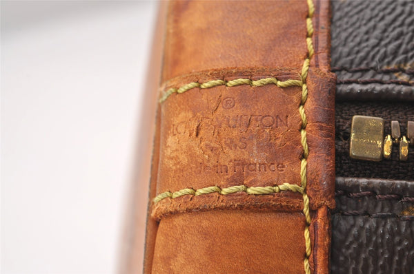 Authentic Louis Vuitton Monogram Alma Hand Bag Purse M51130 LV Junk 1813I