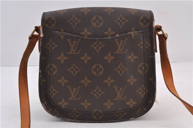 Auth Louis Vuitton Monogram Saint Cloud MM Shoulder Cross Bag M51243 LV 1814D