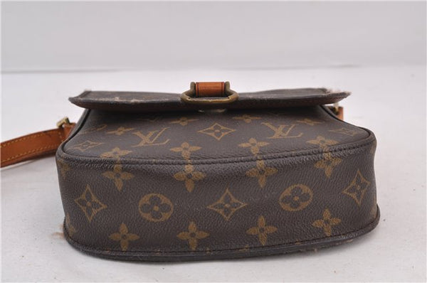 Auth Louis Vuitton Monogram Saint Cloud MM Shoulder Cross Bag M51243 LV 1814D