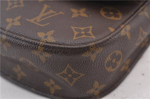 Auth Louis Vuitton Monogram Saint Cloud MM Shoulder Cross Bag M51243 LV 1814D