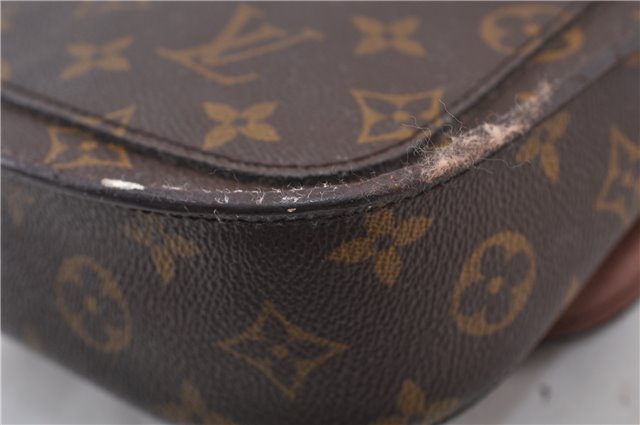 Auth Louis Vuitton Monogram Saint Cloud MM Shoulder Cross Bag M51243 LV 1814D