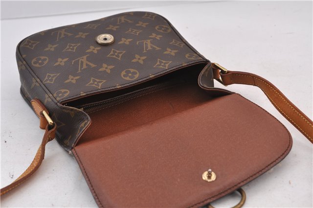 Auth Louis Vuitton Monogram Saint Cloud MM Shoulder Cross Bag M51243 LV 1814D