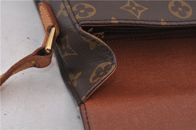 Auth Louis Vuitton Monogram Saint Cloud MM Shoulder Cross Bag M51243 LV 1814D