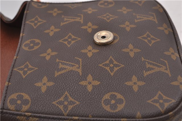 Auth Louis Vuitton Monogram Saint Cloud MM Shoulder Cross Bag M51243 LV 1814D