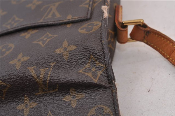 Auth Louis Vuitton Monogram Saint Cloud MM Shoulder Cross Bag M51243 LV 1814D