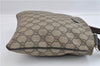 Authentic GUCCI Shoulder Cross Body Bag Purse GG PVC Leather 201538 Brown 1814F