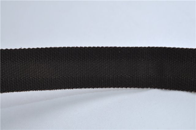 Authentic GUCCI Shoulder Cross Body Bag Purse GG PVC Leather 201538 Brown 1814F