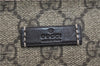 Authentic GUCCI Shoulder Cross Body Bag Purse GG PVC Leather 201538 Brown 1814F