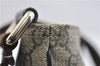Authentic GUCCI Shoulder Cross Body Bag Purse GG PVC Leather 201538 Brown 1814F