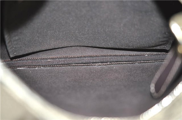 Authentic GUCCI Shoulder Cross Body Bag Purse GG PVC Leather 201538 Brown 1814F