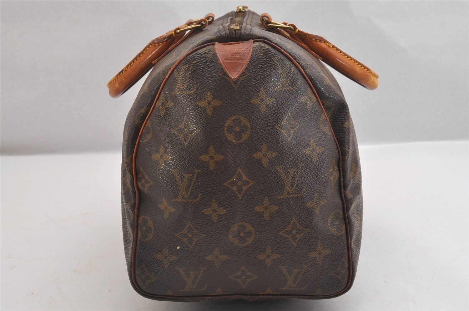 Authentic Louis Vuitton Monogram Speedy 30 Hand Boston Bag M41526 LV 1814I