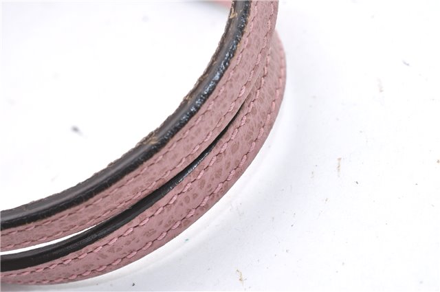 Authentic GUCCI Swing Vintage Shoulder Tote Bag Leather 354408 Pink 1815F