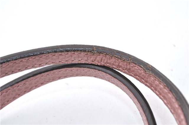 Authentic GUCCI Swing Vintage Shoulder Tote Bag Leather 354408 Pink 1815F