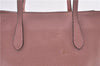 Authentic GUCCI Swing Vintage Shoulder Tote Bag Leather 354408 Pink 1815F