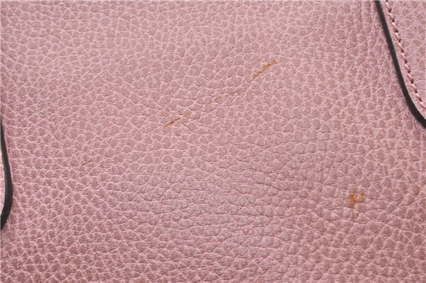 Authentic GUCCI Swing Vintage Shoulder Tote Bag Leather 354408 Pink 1815F
