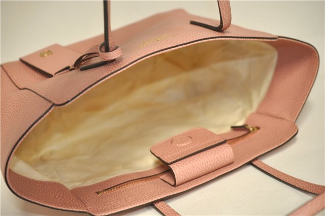 Authentic GUCCI Swing Vintage Shoulder Tote Bag Leather 354408 Pink 1815F