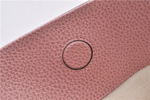 Authentic GUCCI Swing Vintage Shoulder Tote Bag Leather 354408 Pink 1815F