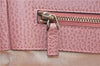 Authentic GUCCI Swing Vintage Shoulder Tote Bag Leather 354408 Pink 1815F