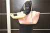 Authentic GUCCI Swing Vintage Shoulder Tote Bag Leather 354408 Pink 1815F