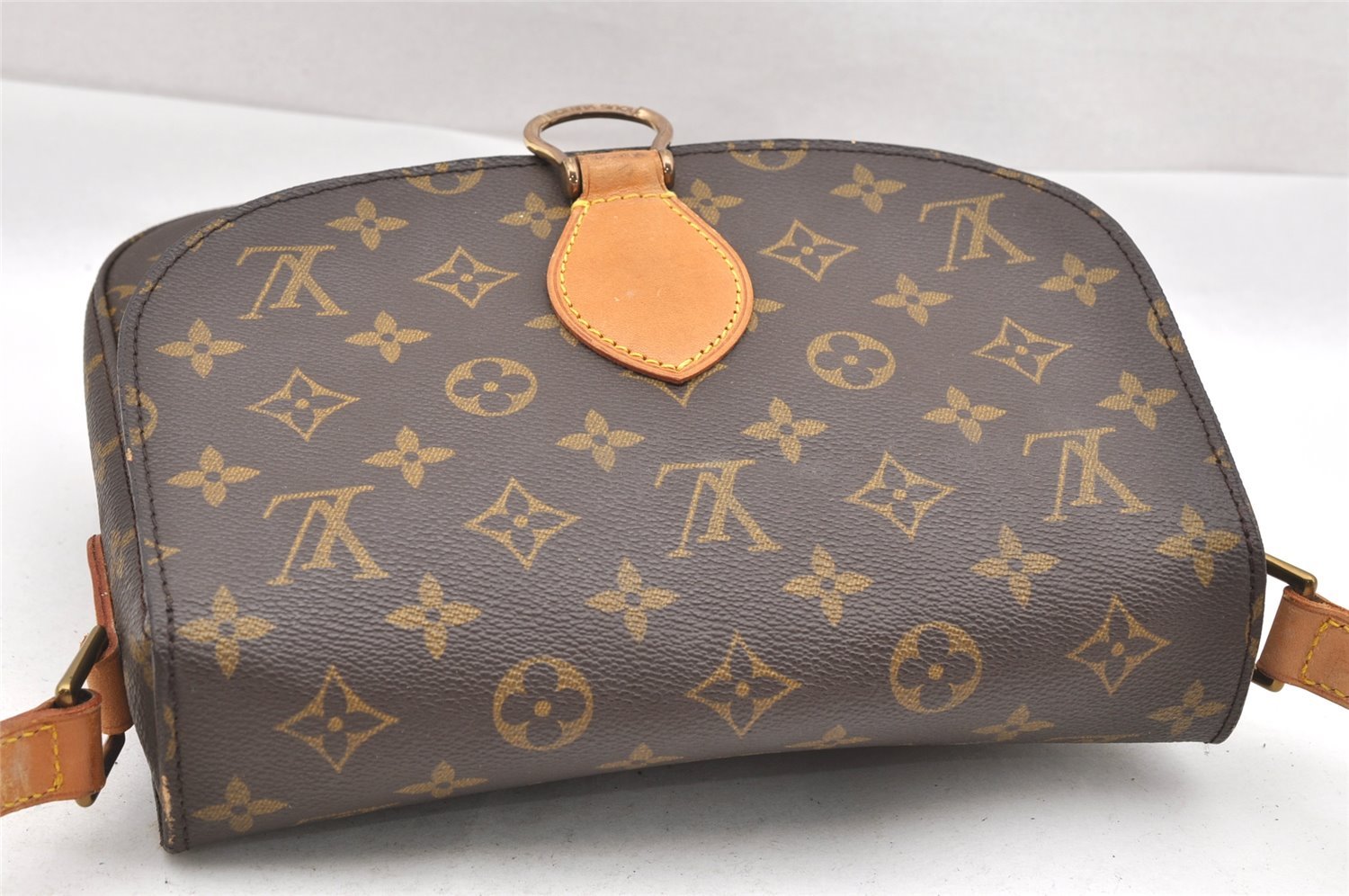 Authentic Louis Vuitton Monogram Saint Cloud GM M51242 Shoulder Cross Bag 1816I
